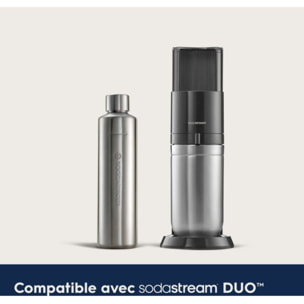 Bouteille SODASTREAM 0.8L Métal DUO Isotherme