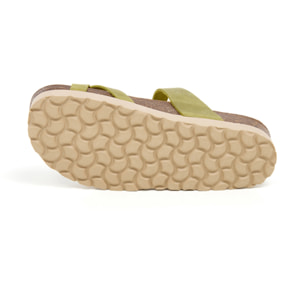 SANDALO CON ZEPPA BILLOWY VERDE