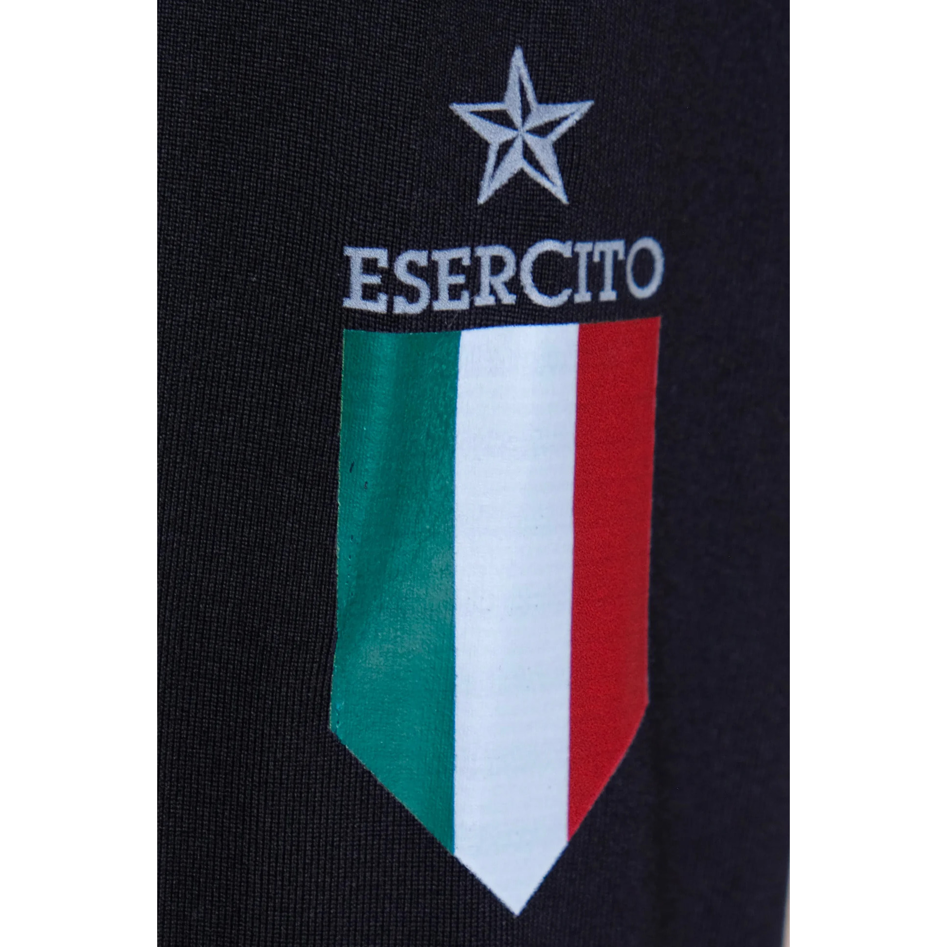 Felpa Esercito sport a maniche lunghe nera donna