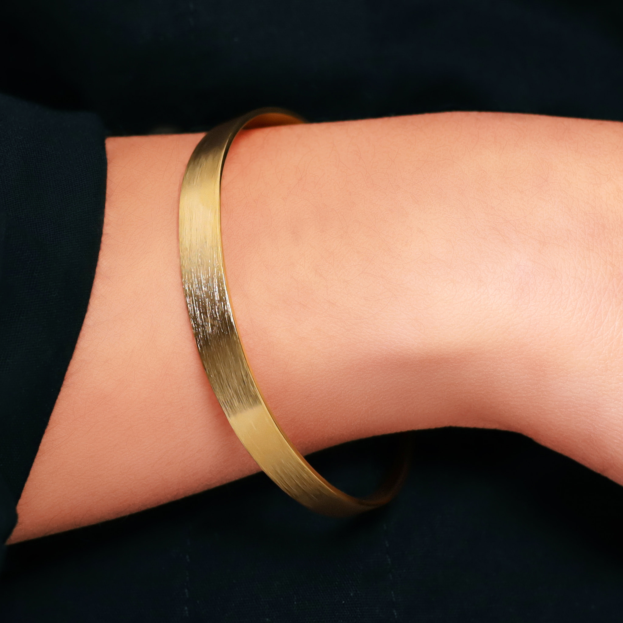 Bracciale Rigido Satinato