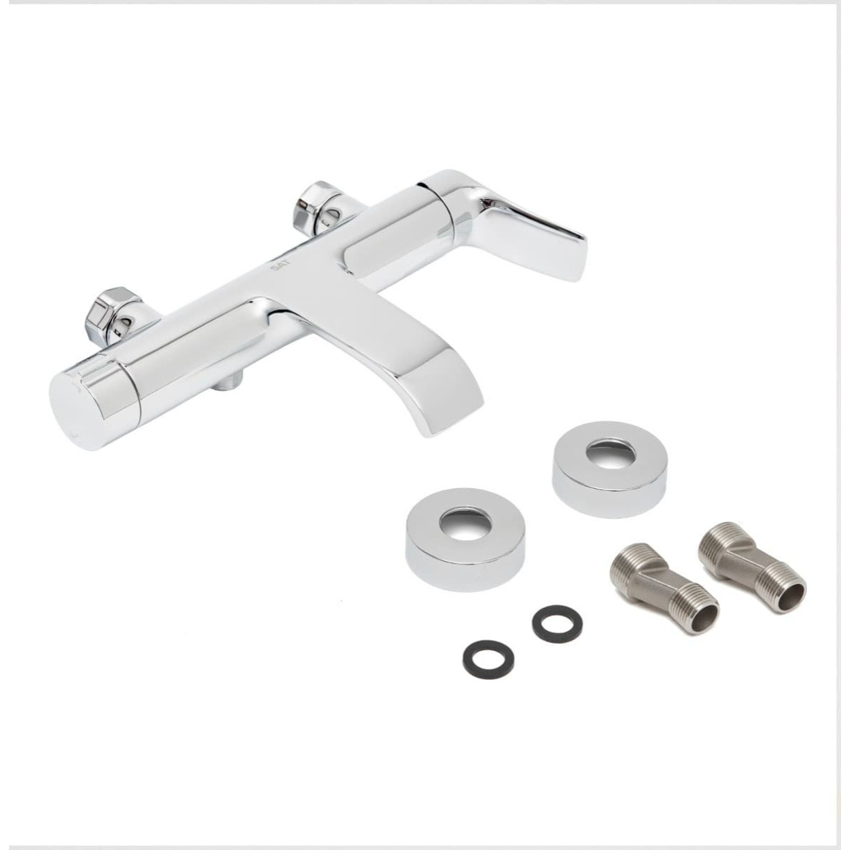 Infinitio mitigeur de baignoire monocommande mural, entraxe 150 mm, sans ensemble de douche, chrome (SATBSINF222)