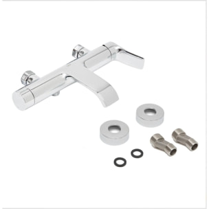 Infinitio mitigeur de baignoire monocommande mural, entraxe 150 mm, sans ensemble de douche, chrome (SATBSINF222)