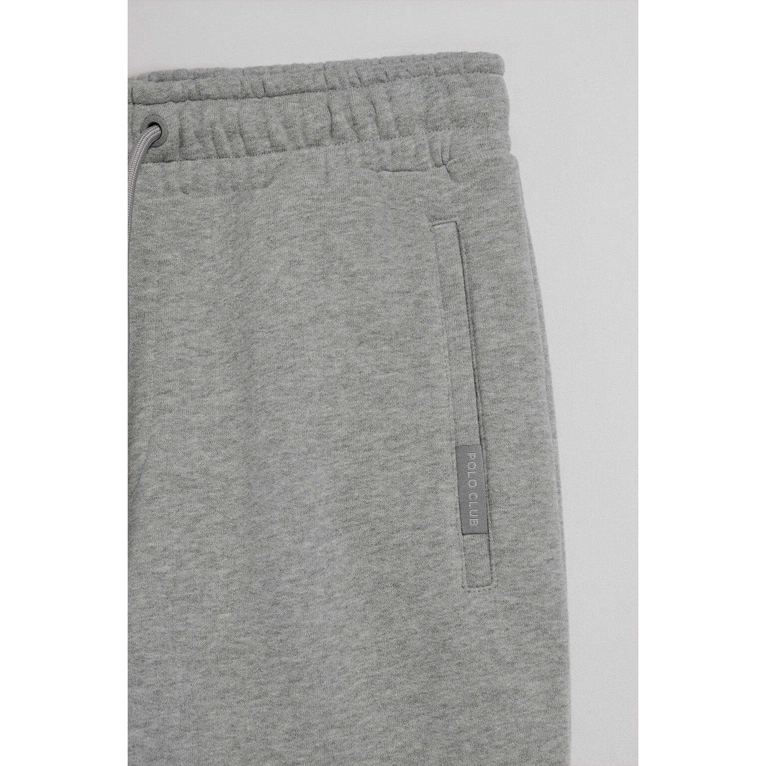 Pantaloni jogger grigio vigorè con particolari Polo Club