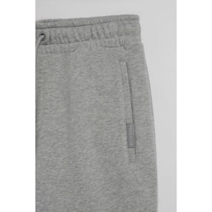 Pantaloni jogger grigio vigorè con particolari Polo Club