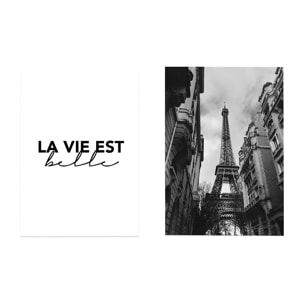 Pack Posters Paris Hauteur: 33.7 Longueur: 46 Largeur: 2