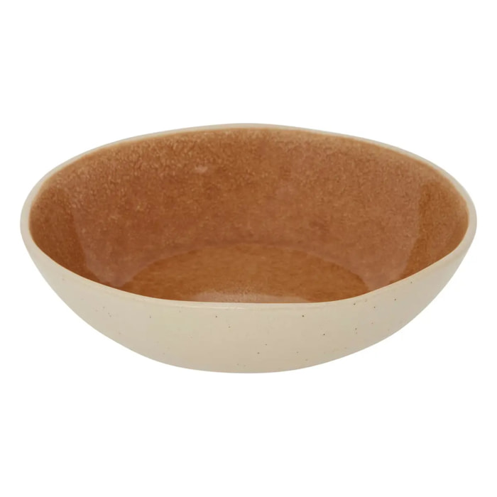 Assiette creuse Wonja jaune L18,8xp18,5xH5,4cm