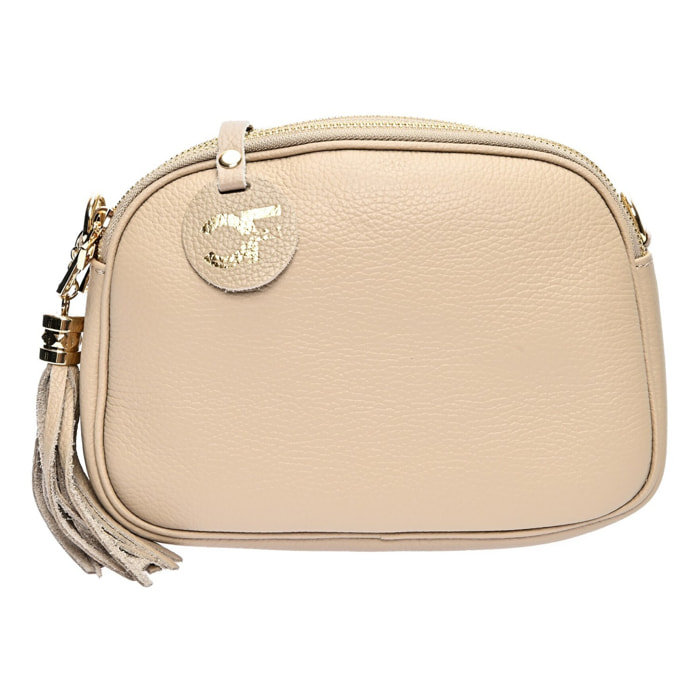 Borsa a tracolla Carla Ferreri Beige