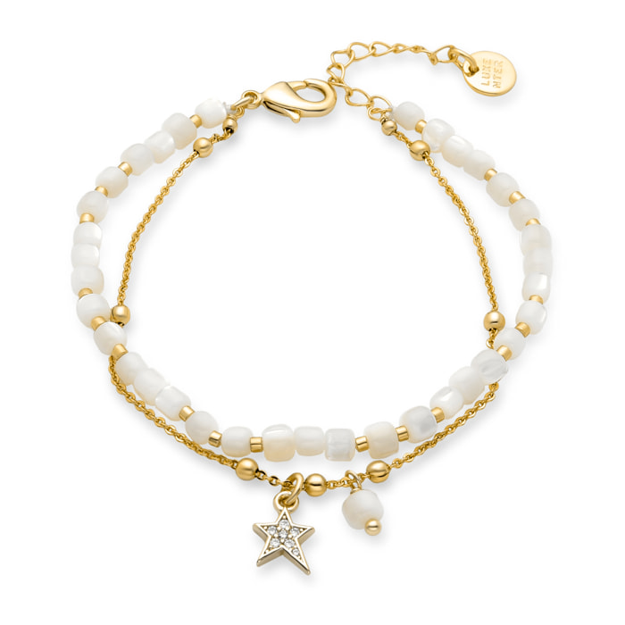 Pulsera Lux by Lux acabado oro 18k