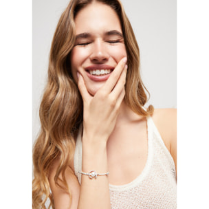 Pulsera SER DIFERENTE CREMA M