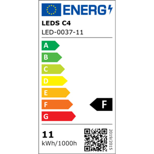 LEDS C4 Aplique Ip66 Cosmos Wall Fixture Ø106 Double Emission Led 10.5W Blanco Cálido