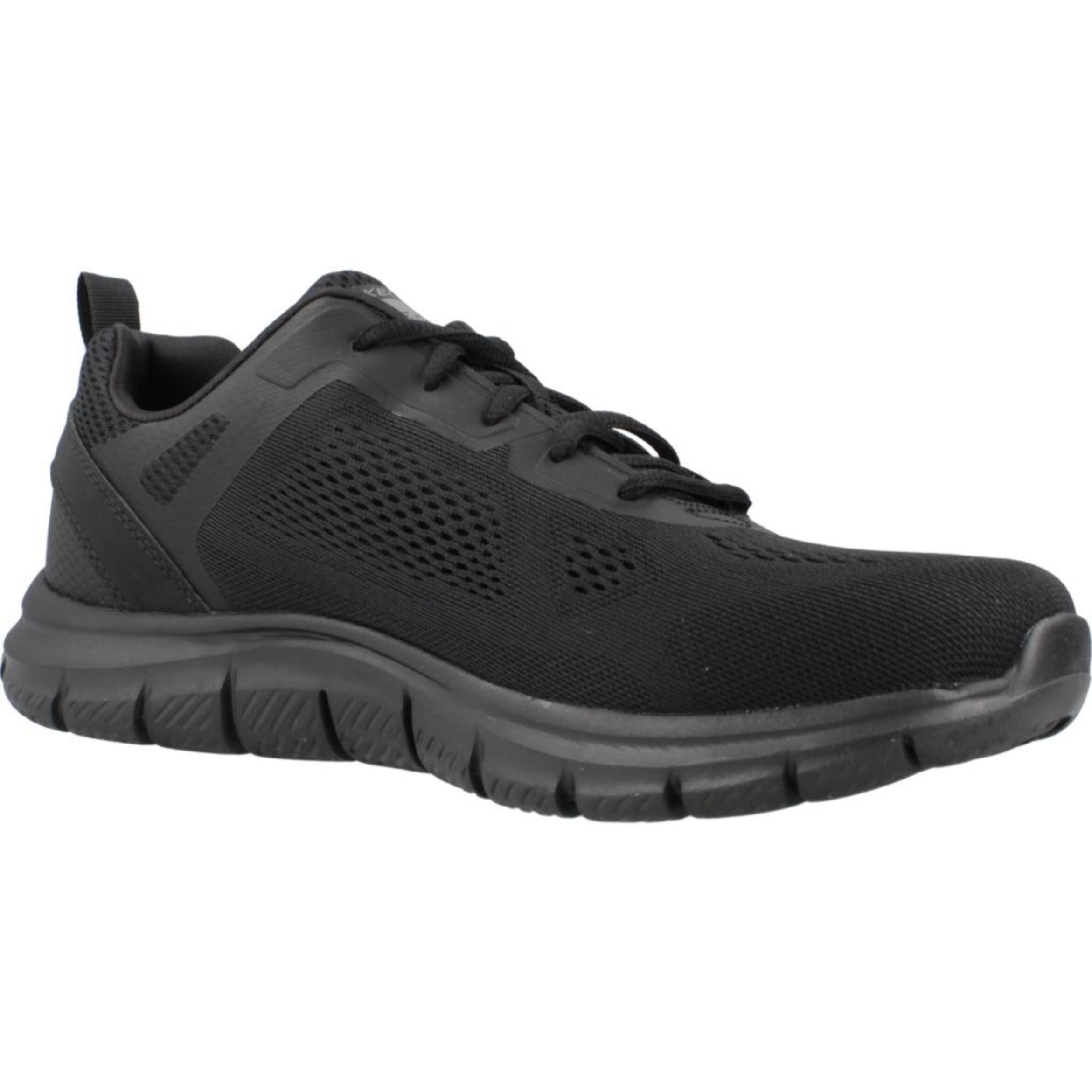 Sneakers De  Hombre Track Negro