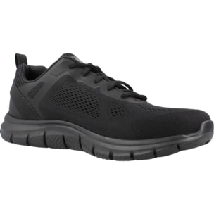 Sneakers De  Hombre Track Negro