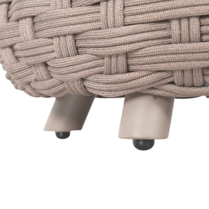 Pouf de jardin Obbae café