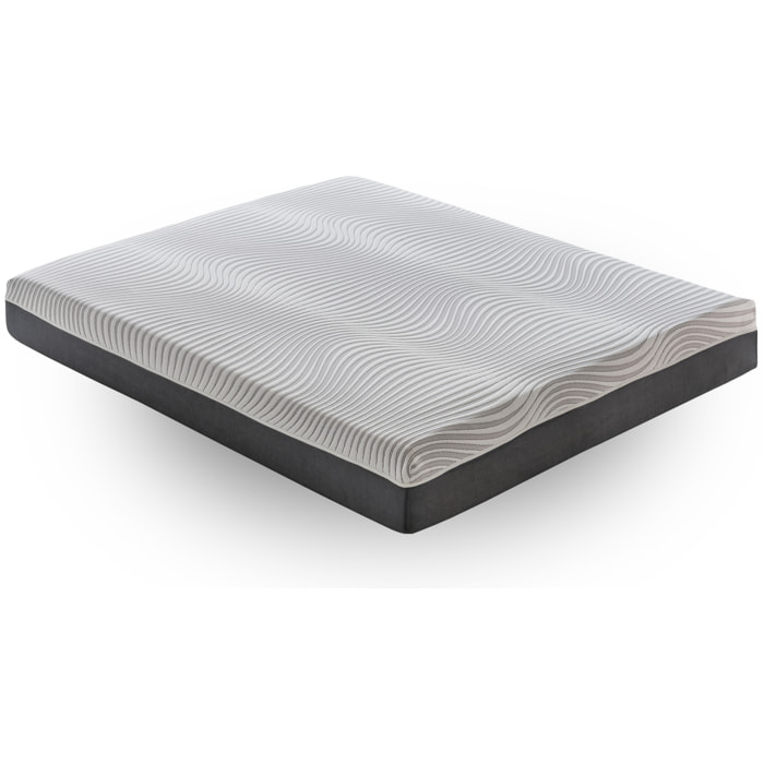 Materasso 140x190 Molle insacchettate e Memory Foam - Sfoderabile - Alto 20 cm - 9 Zone