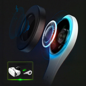 Gafas de realidad virtual para smartphones. Vista panorámica 360º. Compatibles con IOS y Android.