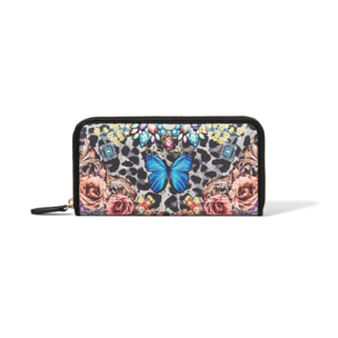 Portafoglio  da donna In Poliestere e Poliuretano Prodotto artigianale 19,5x10,5x2,5 cm
