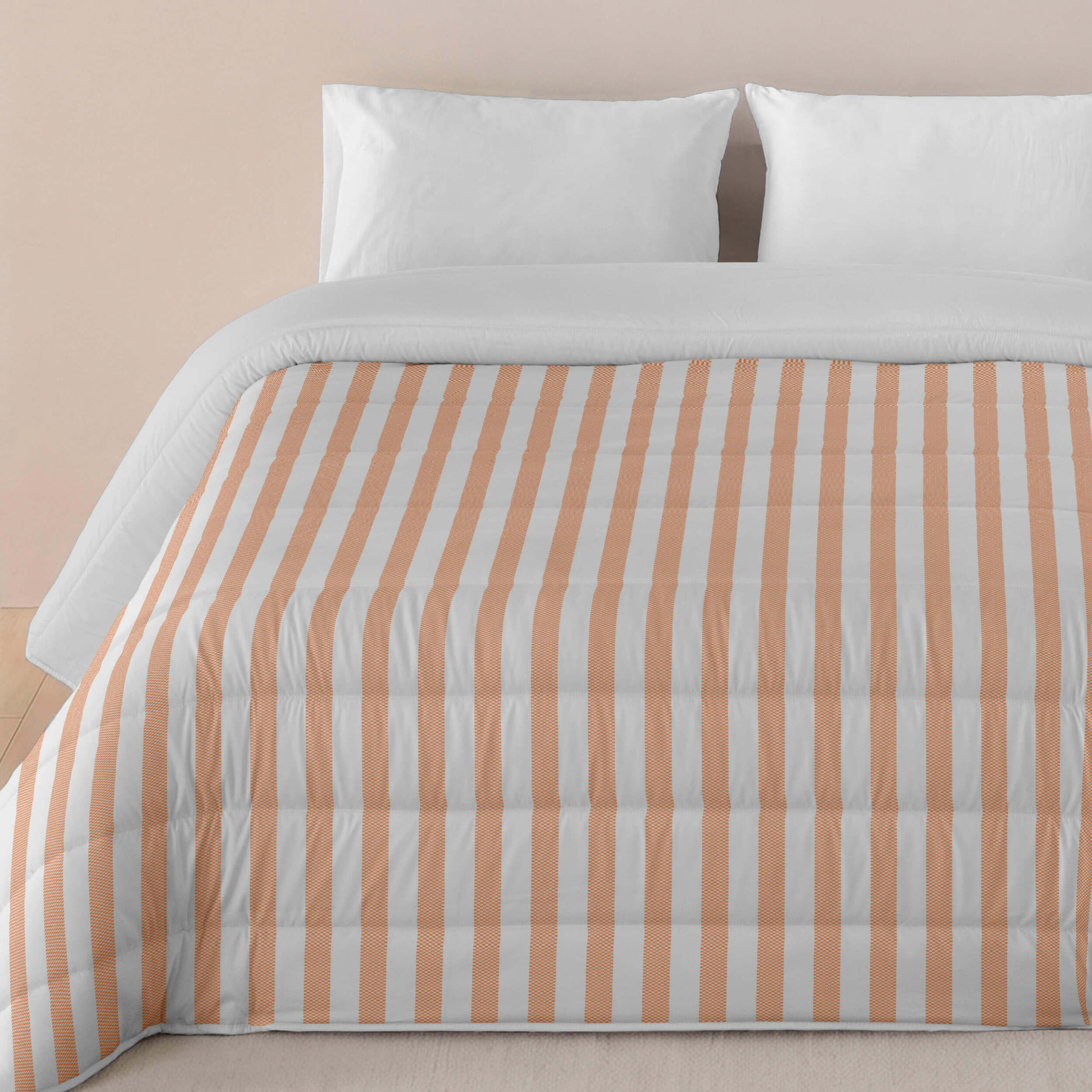 Edredón Nórdico Estampado - 100% Poliéster Microfibra - 300 gr/m² con Tacto Pluma - Costa Scarlet