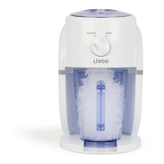 Machine à piler la glace LIVOO 2 en 1 pour granités DOM430