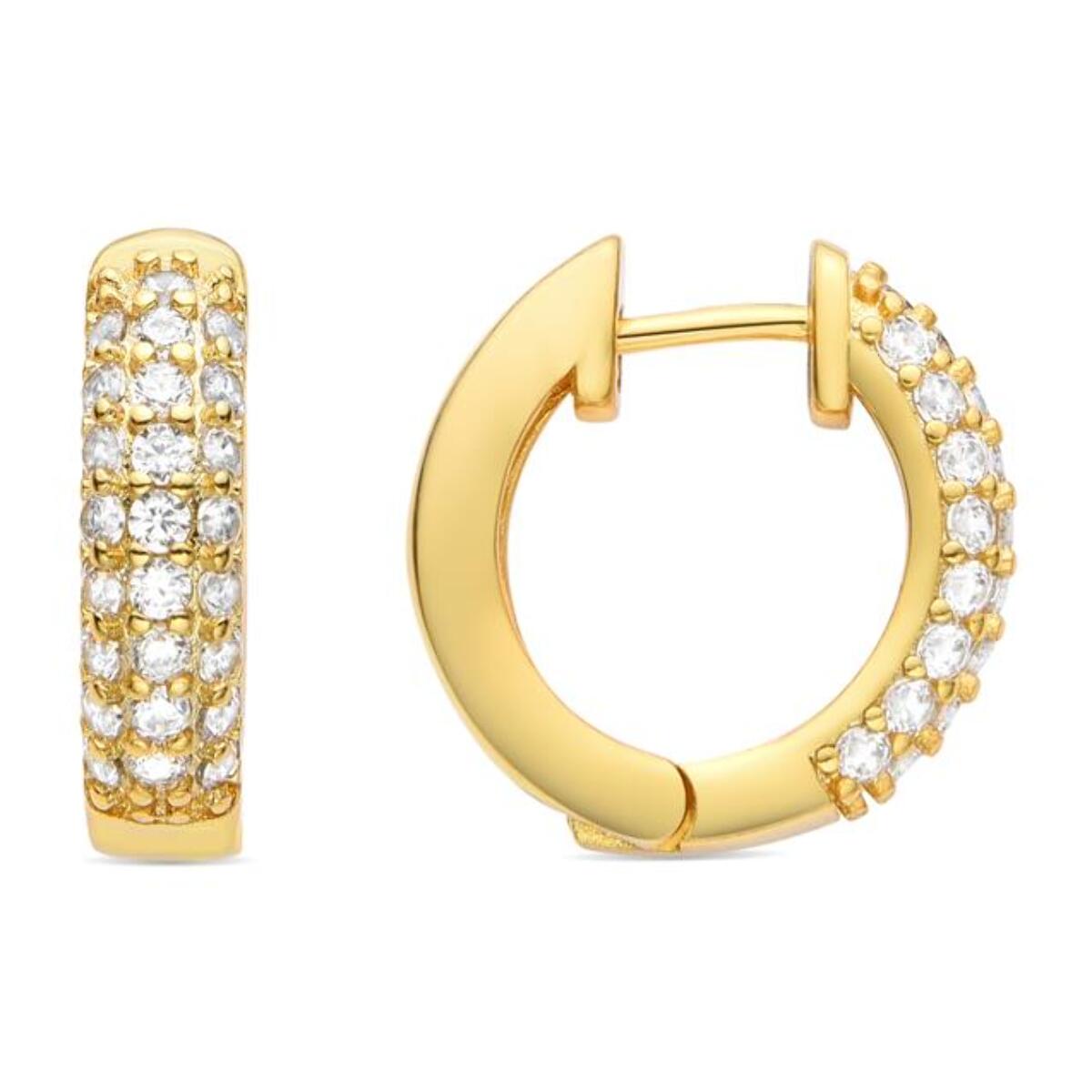 Pendientes Lux by Lux acabados baño oro 18K