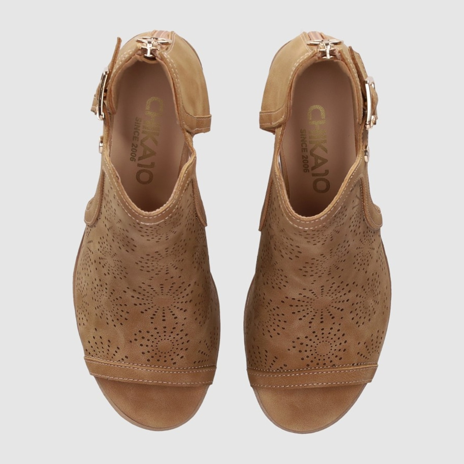 Sandalias - Cuero - Tacón: 7 cm