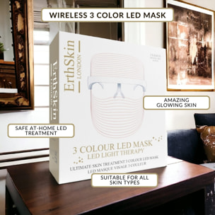Máscara LED inalámbrica de 3 colores