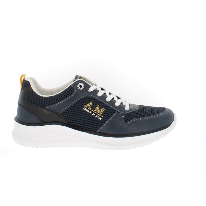 Armata di Mare Scarpe Uomo Sneakers Casual Comfort con Soletta Rimovibile in Memory Foam AMU SS23L345 Navy