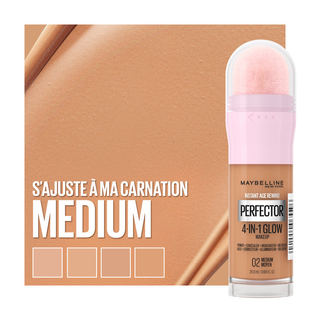 Maybelline New York Instant Glow Perfector 4-en-1 02 MEDIUM