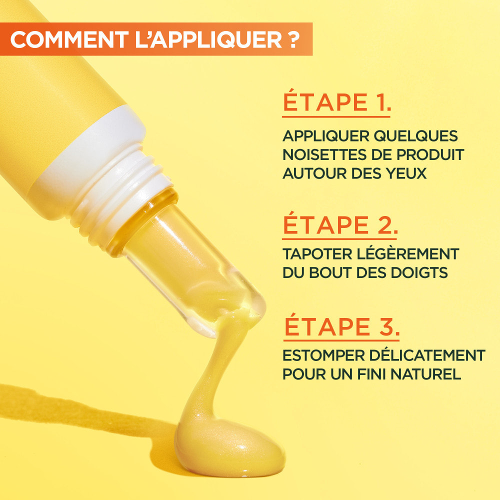 Garnier SkinActive Vitamine C Soin yeux Booster d'Éclat 15mL