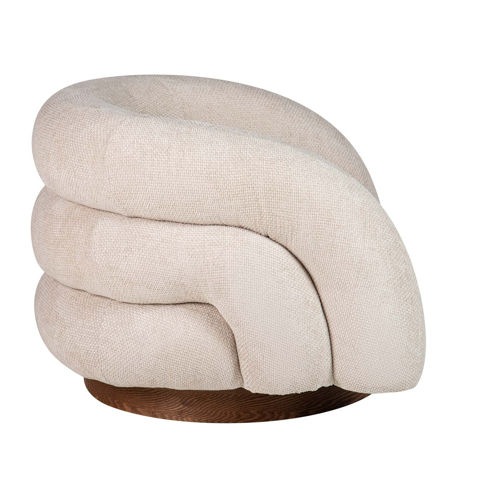 Butaca Chenilla Beige Flux 100x89x60 Cm