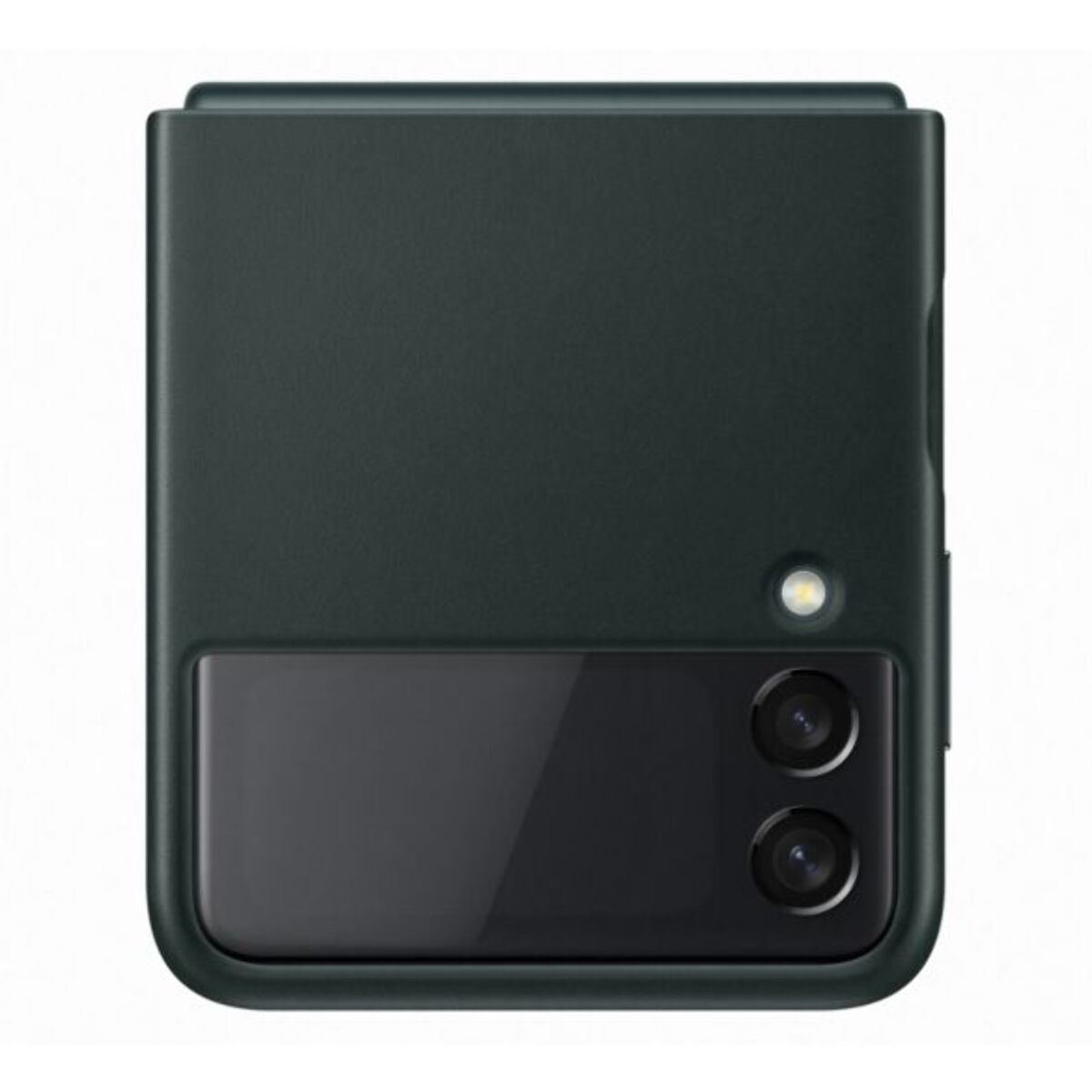 Coque SAMSUNG Z Flip 3 Cuir vert