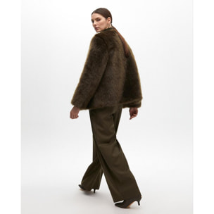 Cappotto in pelliccia corta