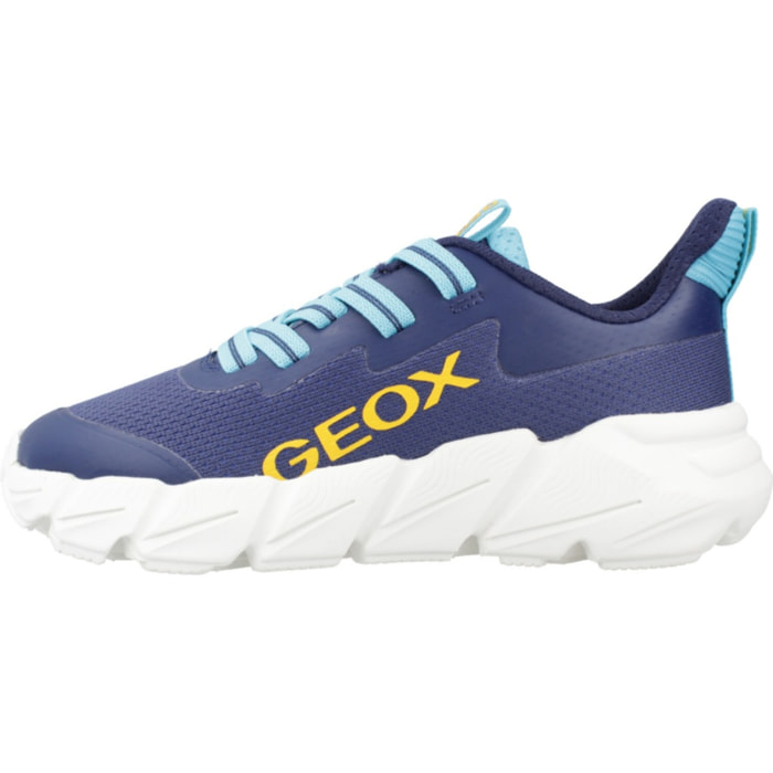 Zapatillas Niño de la marca GEOX  modelo J FLEXYPER FAST BOY AZUL