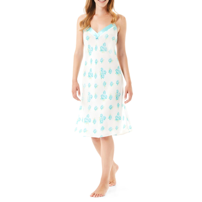 Camisón corto turquesa