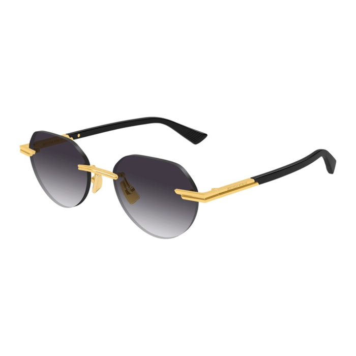 Gafas de Sol Bottega Veneta BV1379S-001 de Metal Hombre 51 mm