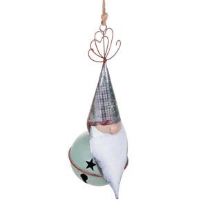 Sfera D.11 Cm con Babbo Natale - Pezzi 1 - Colore:Multicolore - Bianchi Dino - -