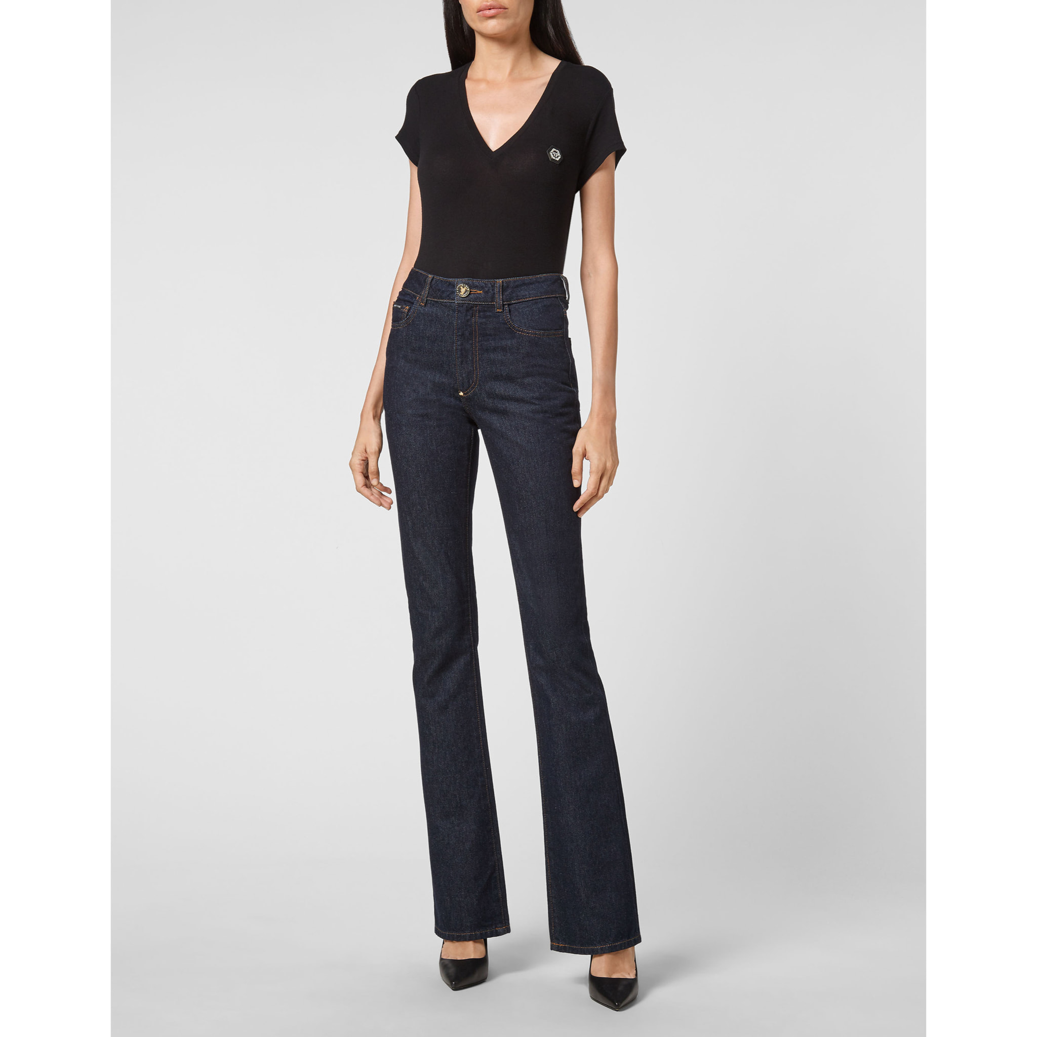 PHILIPP PLEIN Jeans Flare Fit SKULL