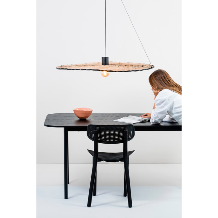 COSTAS 1000 Colgante negra/ratán