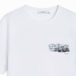 T-SHIRT BIANCO CONBIPEL