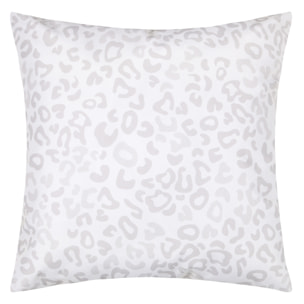Coussin imprimé motif animalier - Beige