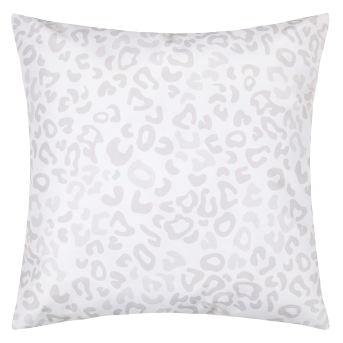 Coussin imprimé motif animalier - Beige