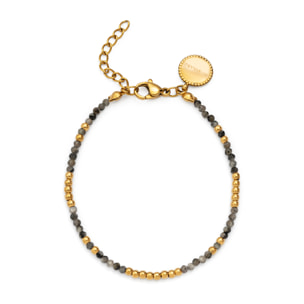 Bracciale Notte Acciao Placcato Oro