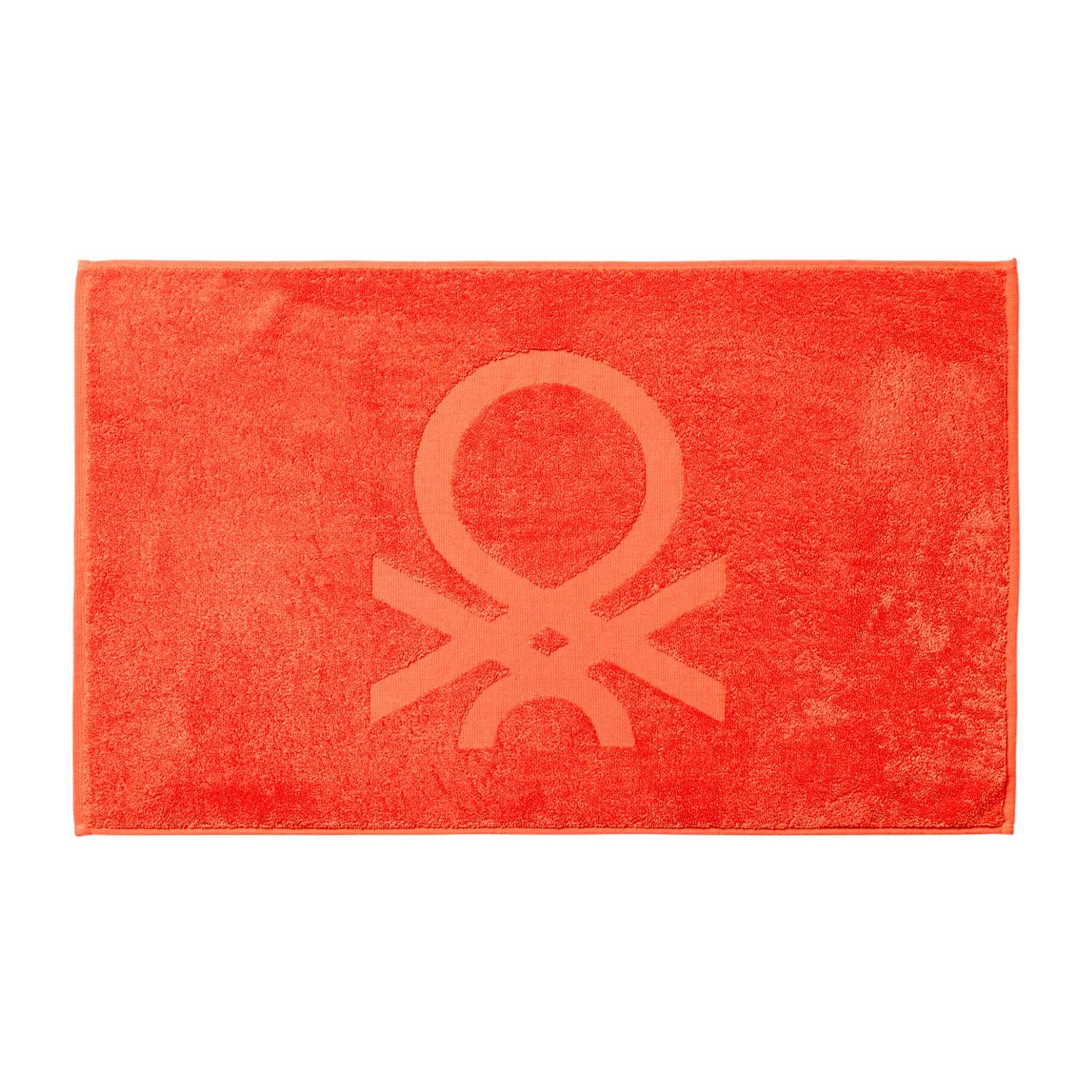 Alfombra de baño 50x80cm 100% Algodón de 750GSM color Rojo Benetton
