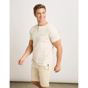 Camiseta Manga Corta Off White - Barny