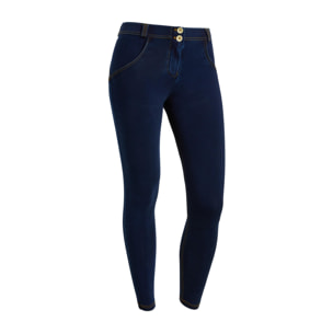 Jeggings push up WR.UP® clessidra superskinny effetto denim