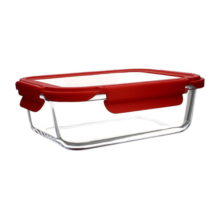 Boîte hermétique rectangle 630ml en verre CRISTAL