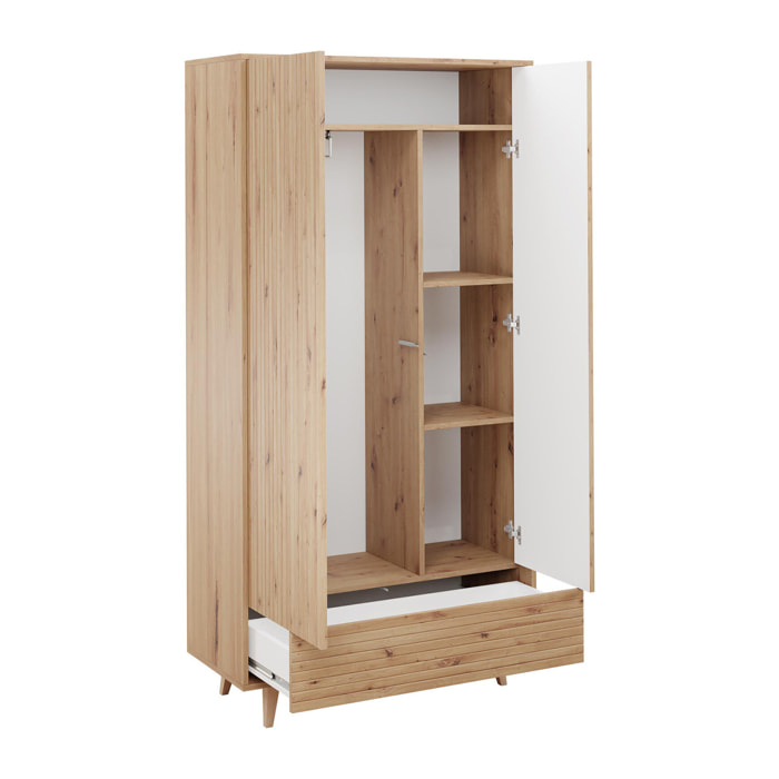 Diego - armoire - bois - 92x180 cm - Bois