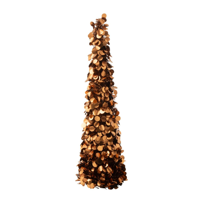 J-Line Arbre à  Paillettes - polystyrène - marron - medium
