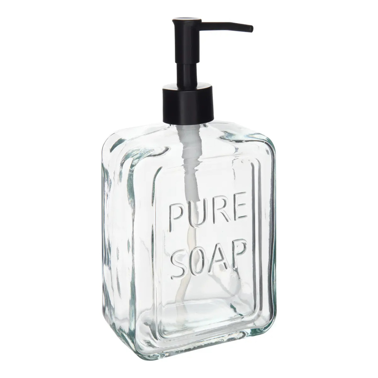 Distributeur de savon 550ml en verre