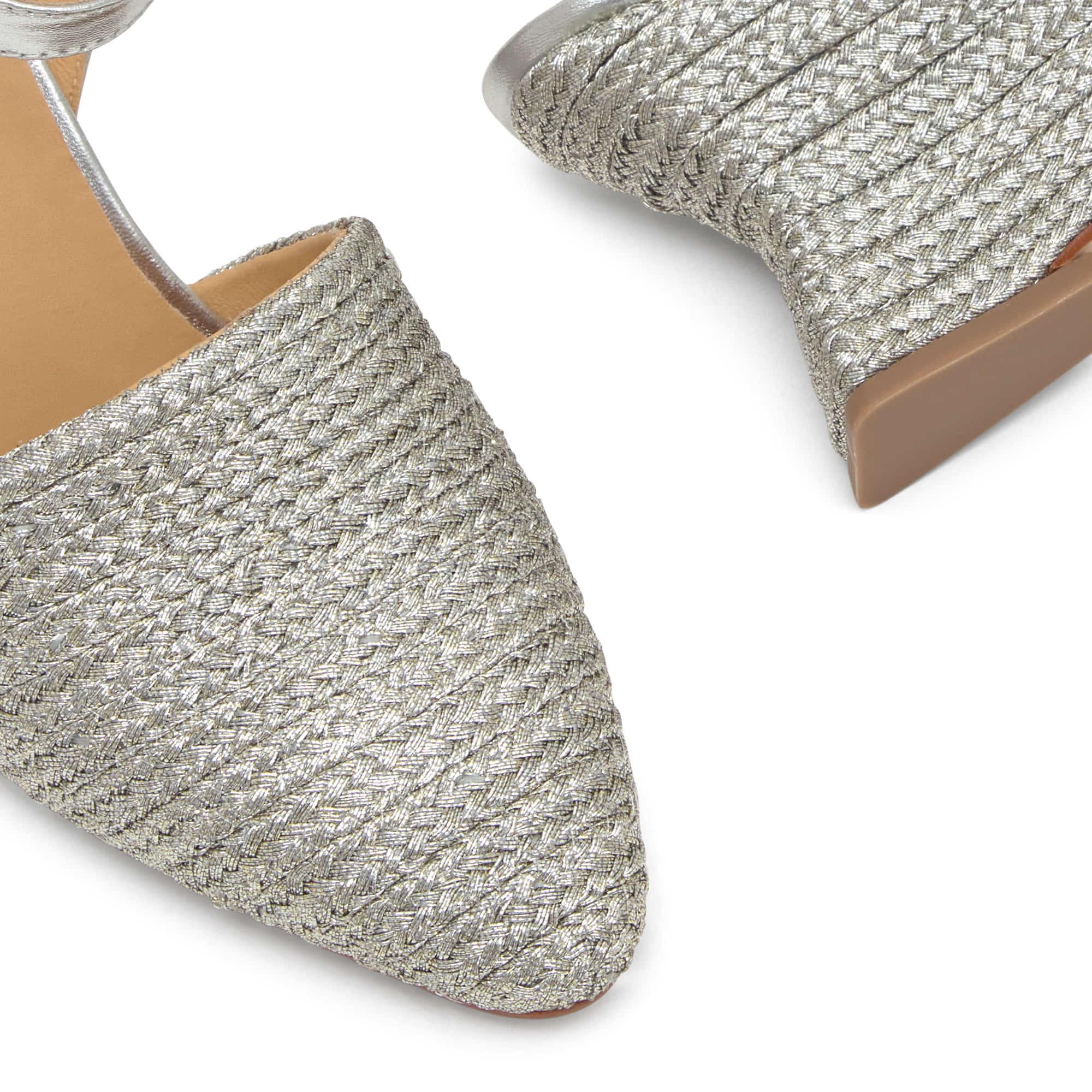 Alpargatas de cuña de mujer Julia trenzada y punta afilada