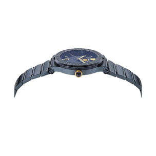 Versace Orologio Analogico Al Quarzo Greca Logo Moonphase